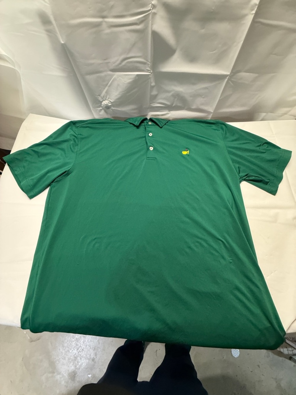 Masters Green Polo with Yellow Logo - Picture 2 of 9
